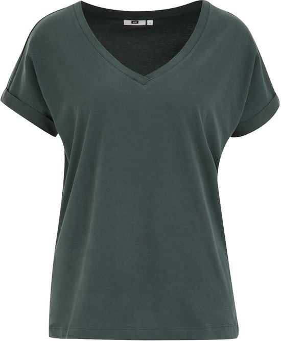 WE Fashion Dames T-shirt met V-hals