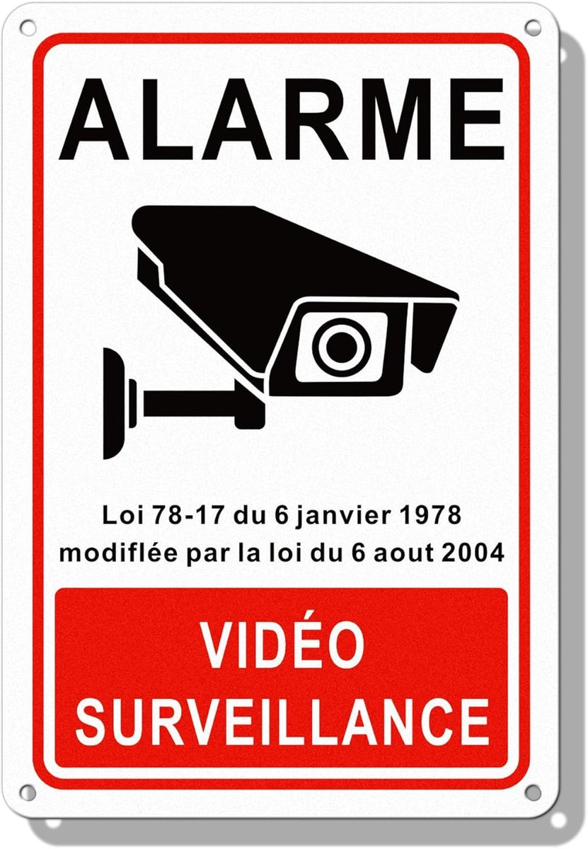 Camerabewaking Paneel 22 x 15 cm - Weerbestendig en Eenvoudig te Installeren