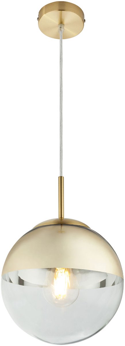 Globo - hanglamp - Varus - goud - glas - Ø 20cm - E27 - 15855