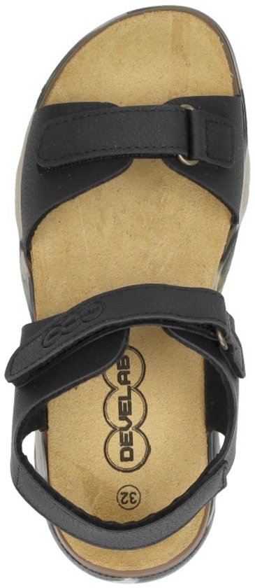 Develab - 48493 - Sandalen - Kleur: Zwart - Maat: 33