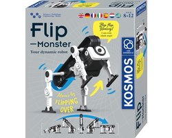 Kosmos Flip Monster – Experimenteerset – Bouw je eigen springende monsterrobot – Werkt met tandwielen, veermechaniek en katapultwerking – Flip monster