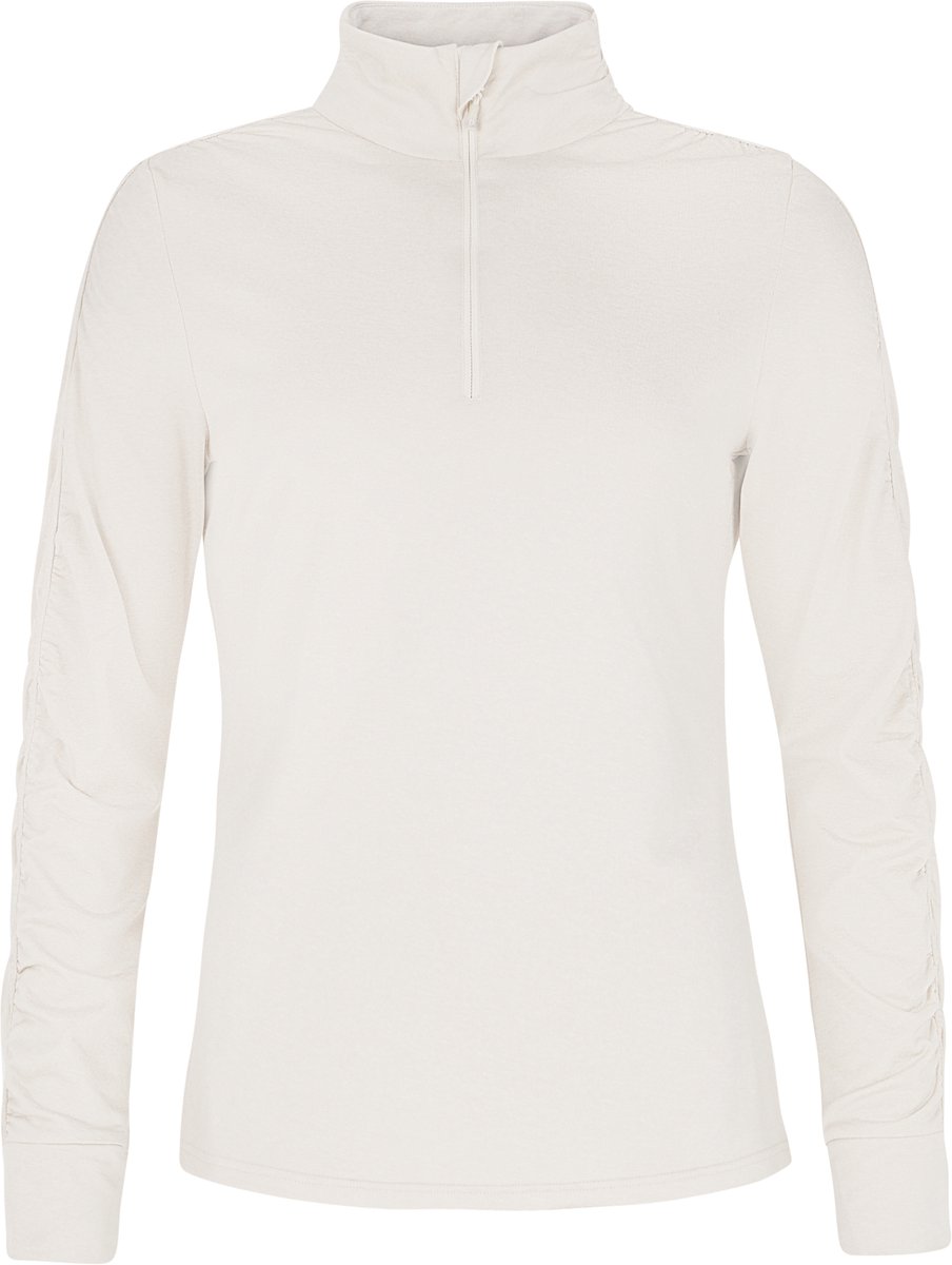 Protest Prthey – Skipully Dames – Lange mouwen – 1/4 rits Kitoffwhite