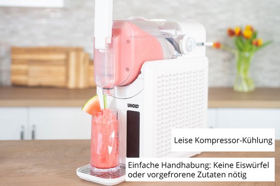 Unold Slush-Eismaschine Susi 48940, Compressie-ijsmachine, 2 l, Wit, 1,2 m, Kunststof, Knoppen van Merkloos — afbeelding 4