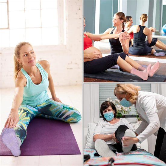 Lexium Pilates Sokken - Anti Slip Sokken - Pilates Sokken Antislip - Pilatessokken - Yoga Sokken van Lexium — afbeelding 3