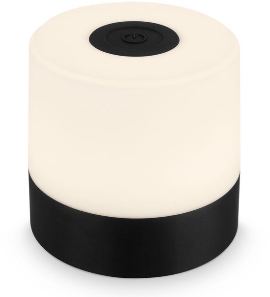 BRILONER oplaadbare mini tafellamp – USB-C – dimbaar – zwart