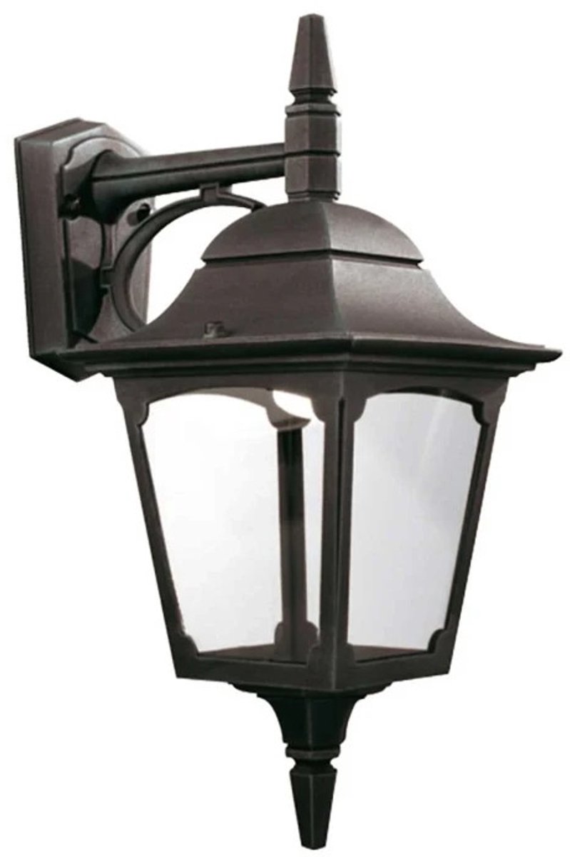 Elstead Lighting LED Wand Buitenlamp Chapel | 1X E27 Max 60W | IP44 | Dimbaar | Black