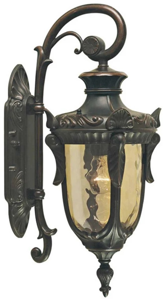 Bohemian Wandlamp - Steady Lighting - Metaal - Bohemian - E27 - L: 24cm - Voor Buiten - Woonkamer - Eetkamer - Brons