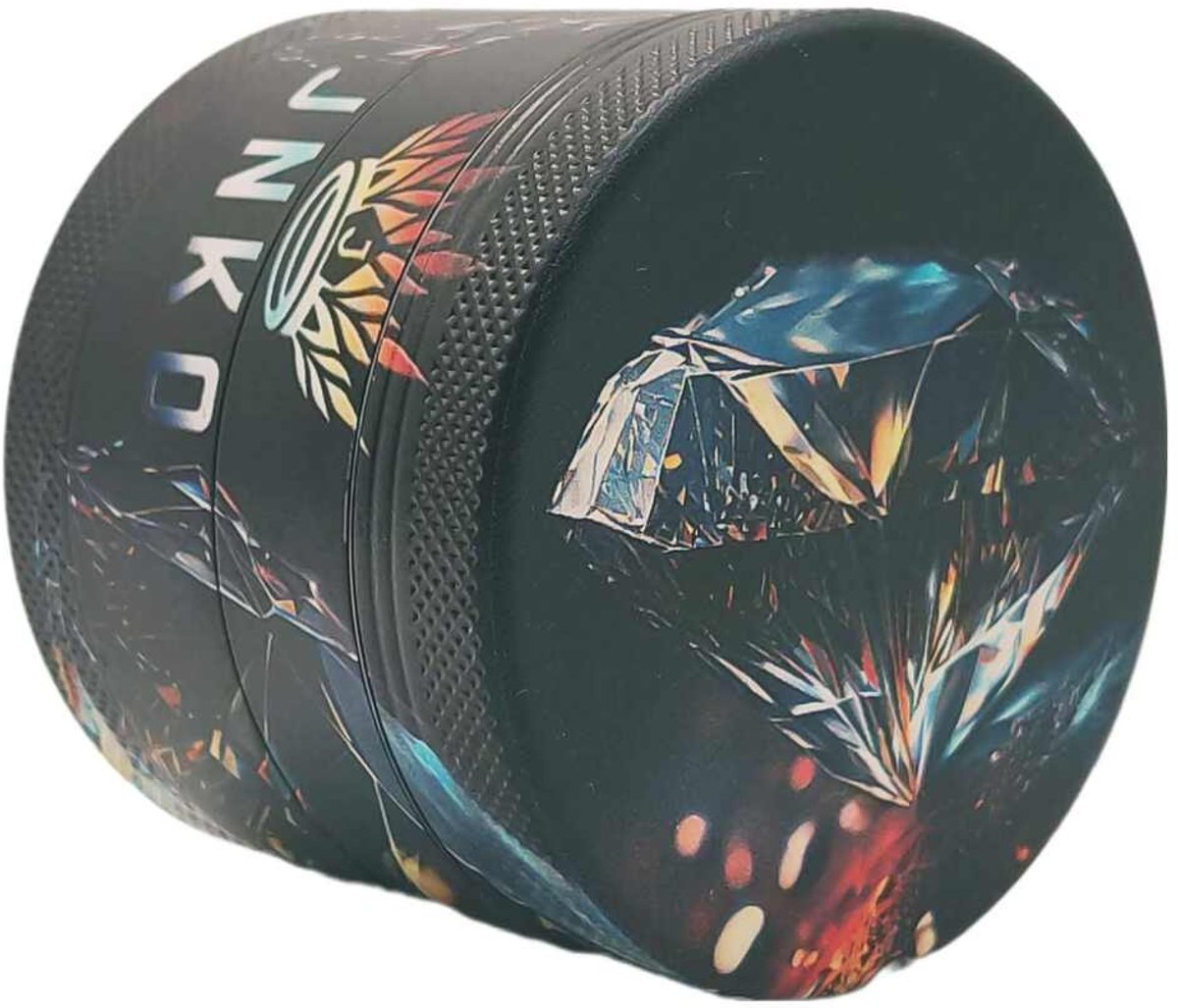 Grinder 4-Delig XL | Aluminium | 55mm | Luxury Art Serie | Design 6 | Diamond | JNKO