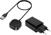 Strap-it oplader / oplaadkabel met adapter geschikt voor Fitbit Versa 3 / Versa 4 / Fitbit Sense / Sense 2
