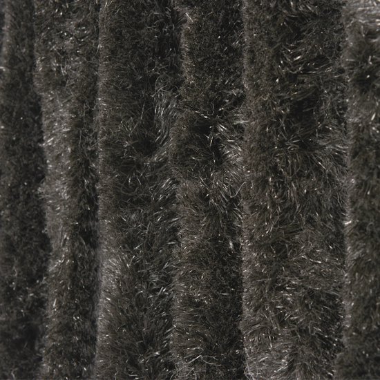 Vliegengordijn kattenstaart - zwart - 90 x 220 cm - deurgordijn - hor - tegen insecten - Insectenwerende vliegengordijnen van Merkloos — afbeelding 3