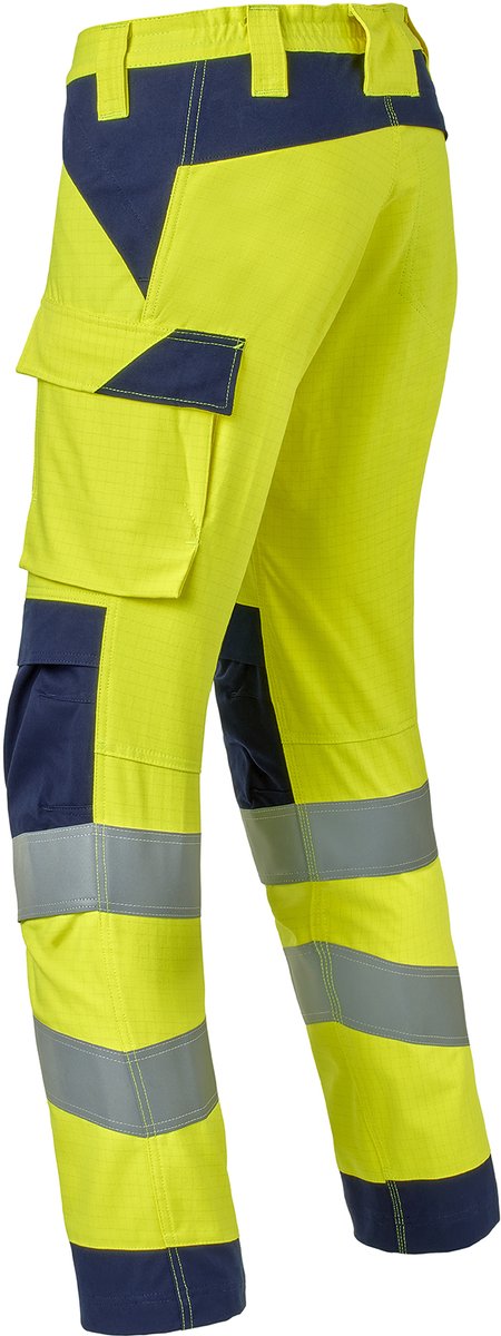 HAVEP Werkbroek Multiprotector 80572 - Fluo Geel/Marine - 60