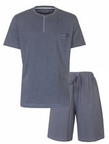 Pyjama short homme Paul Hopkins imprimé col rond Blauw clair. - Taille 3XL