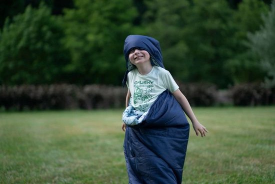 Husky mummyslaapzak voor kinderen Magic -15°C Blue 2024 150-180 cm - Donker Blauw van Husky — afbeelding 5