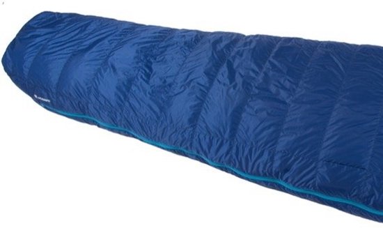 SirJoseph mummyslaapzak Trekking Rimo III 600 - links 200 cm - Navy Blauw van SirJoseph — afbeelding 3