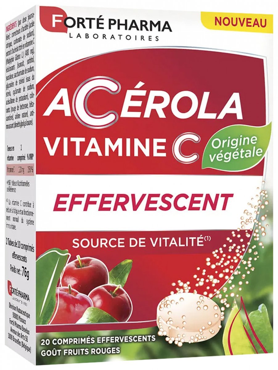 Forté Pharma Acerola Vitamine C 20 Bruistabletten