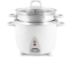 CRLYN® Rijstkoker met Stomer - Multicooker - Warmhoudfunctie - Wit
