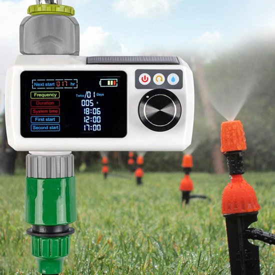 Automatische Irrigatietimer voor Tuin en Gazon - Waterdicht en Efficiënt Irrigatiesysteem