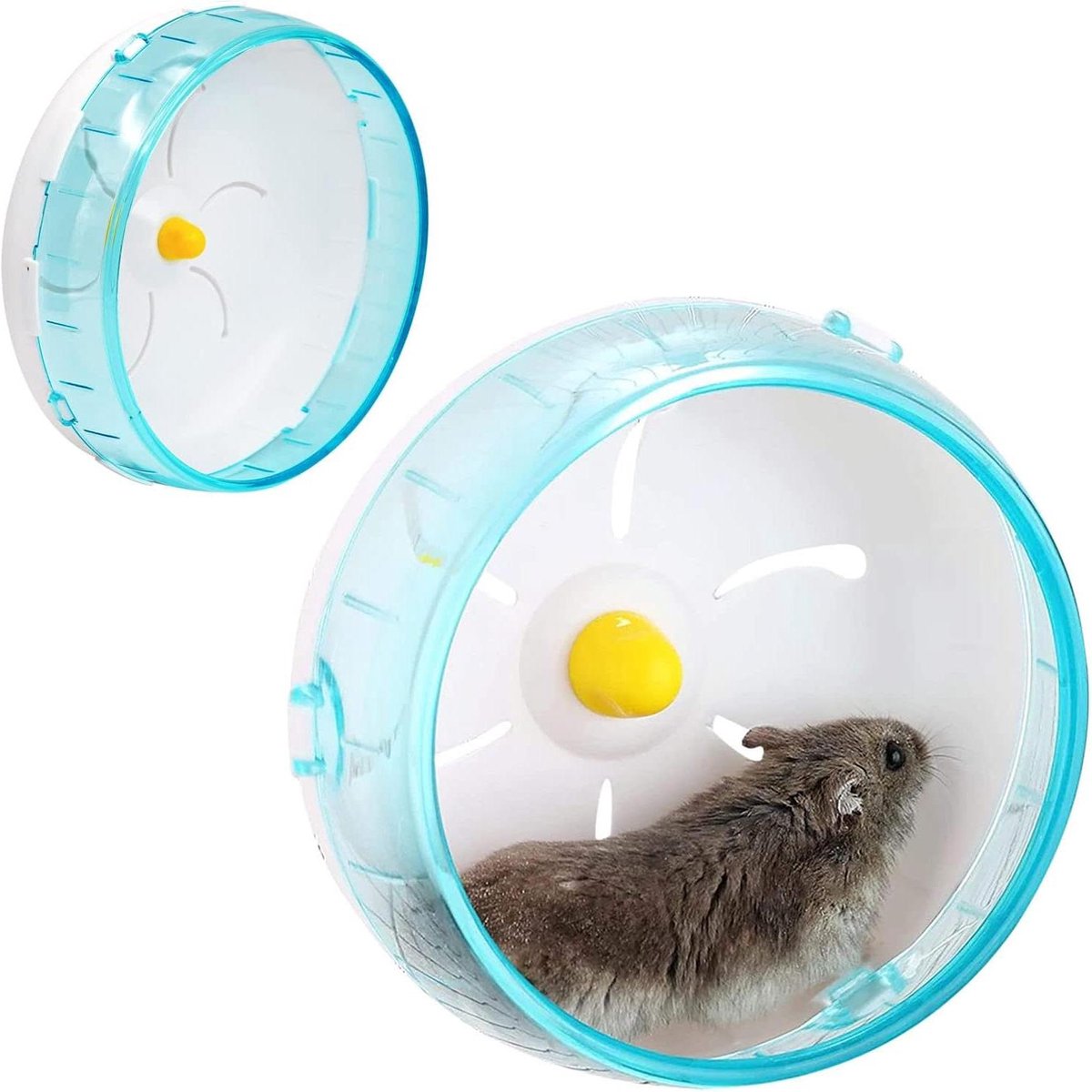Oefenwiel voor hamsters 12 cm van acrylkunststof – Super stille loopfiets voor Syrische dwerghamsters, woestijnmuizen of andere kleine huisdieren – Blauw Oefenwiel voor hamsters 12 cm van acrylkunststof – Super stille loopfiets voor Syrische dwerghamsters, woestijnmuizen of andere kleine huisdieren – Blauw