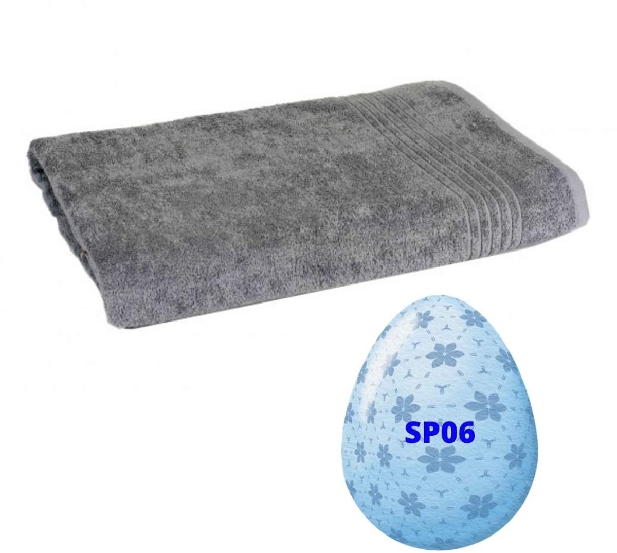 NatureMark - Sauna Handdoek, Premium Kwaliteit, 80 x 200 cm, 100% Katoen, Antraciet Grijs