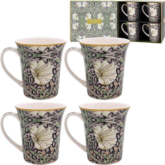 Théière Céramique Collection William Morris Motif Pavot - Décoratif, Origine France, Neuf