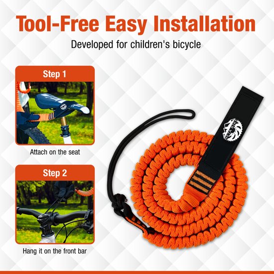 Corde Remorquage Rétractable Corde De Remorquage Vélo Enfant - Système