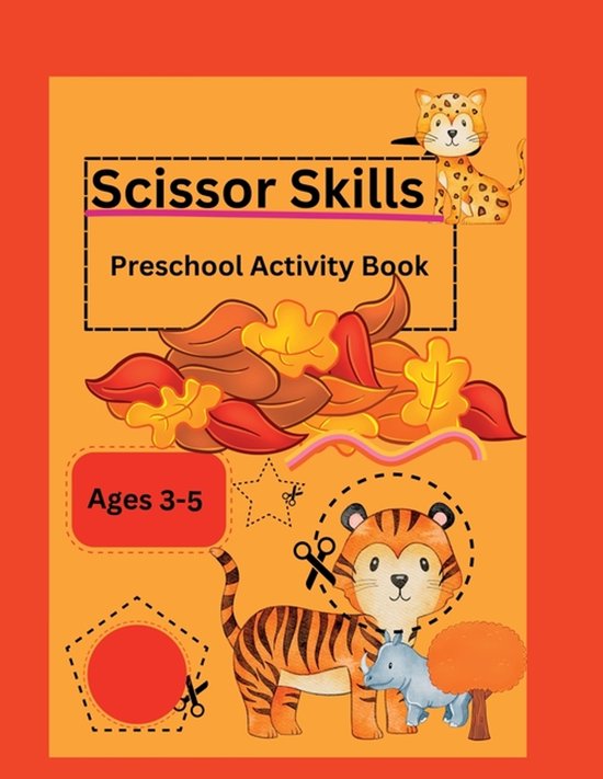 Scissor Skills-Preschool Activity Book - cover