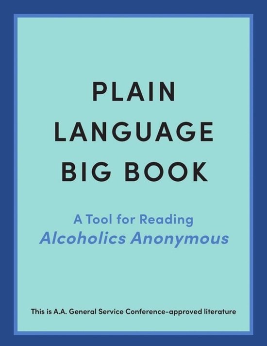 Plain Language Big Book - cover