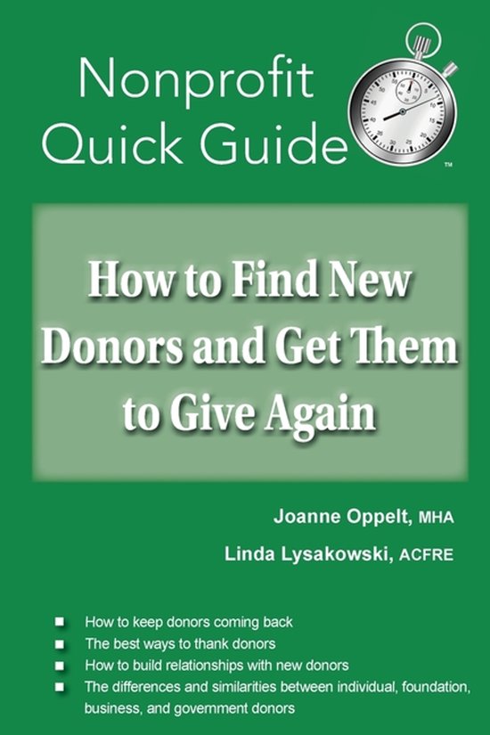 How to Find New Donors and Get Them to Give Again - cover