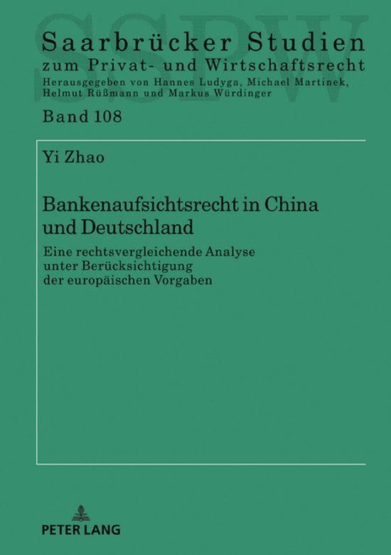 Saarbruecker Studien Zum Privat- Und Wirtschaftsrecht- Banke ... - cover