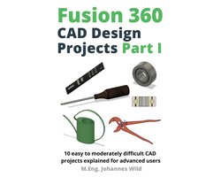 Omslag van Fusion 360 CAD Design Projects Part I