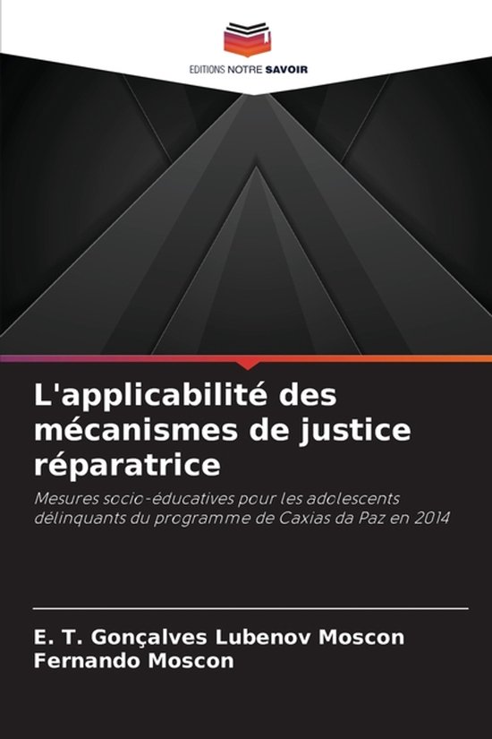 L'applicabilité des mécanismes de justice réparatrice - cover