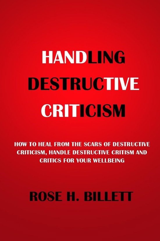 Handling Destructive Criticism - cover