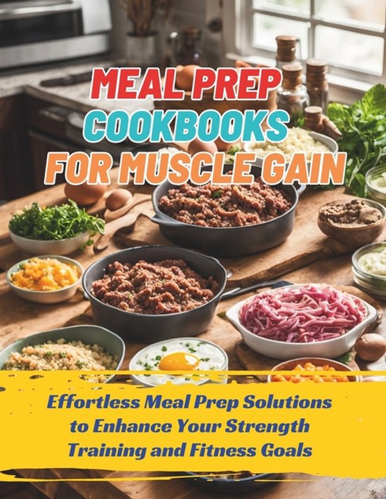 Meal Prep Cookbooks for Muscle Gain - cover