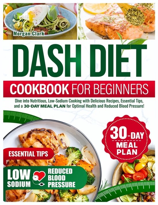 Dash diet Cookbook for beginners - cover