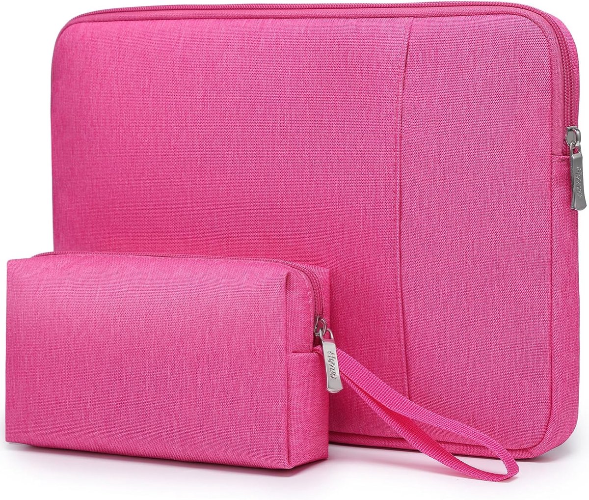 Laptop Tas Set met Uitbreidbare Accessoiretas voor 13.3-14 Inch Apparaten in Stijlvolle Kleur