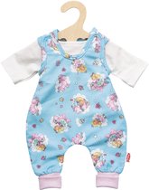 Body Et T-shirt Heless 35-45 Cm Katoen Blauw