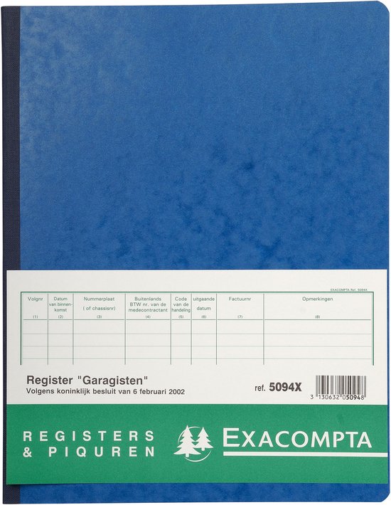 Exacompta PIQ. 32/25 GARAGISTEN 80 BLZ - Couleurs assorties - 5094X