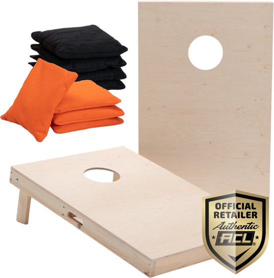 ROPODA Portable Cornhole Board Set,24 x 16 in Corn Hole Games for Adults with 8