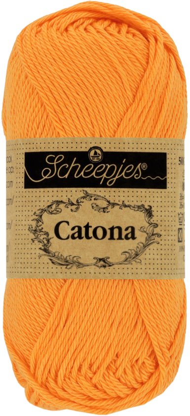 Scheepjes Catona 50 grammes - 411 Orange douce