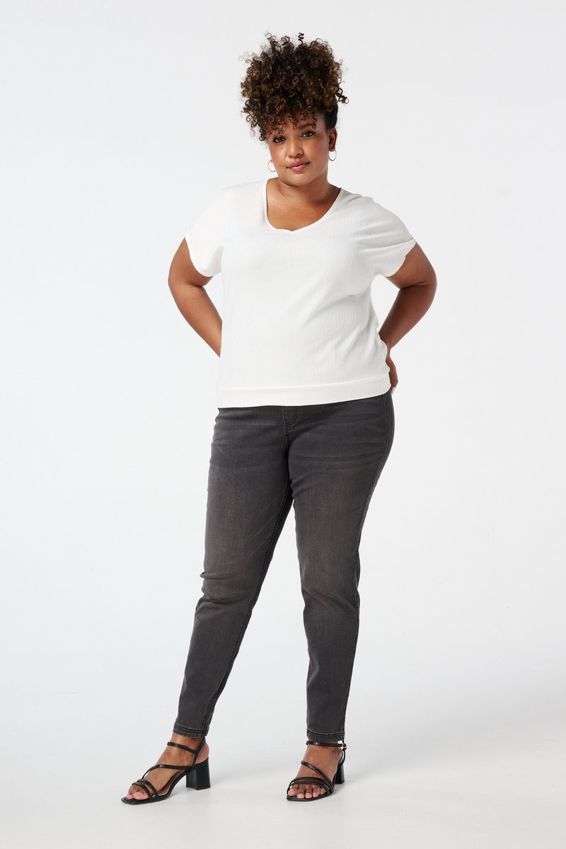 MS Mode Tregging Tregging met denim look