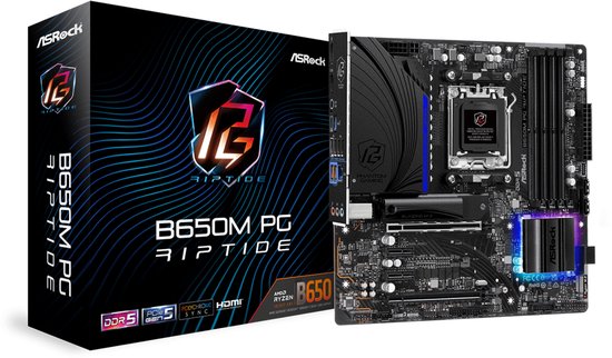 Motherboard ASRock B650M PG Riptide AMD B650 AMD AM5