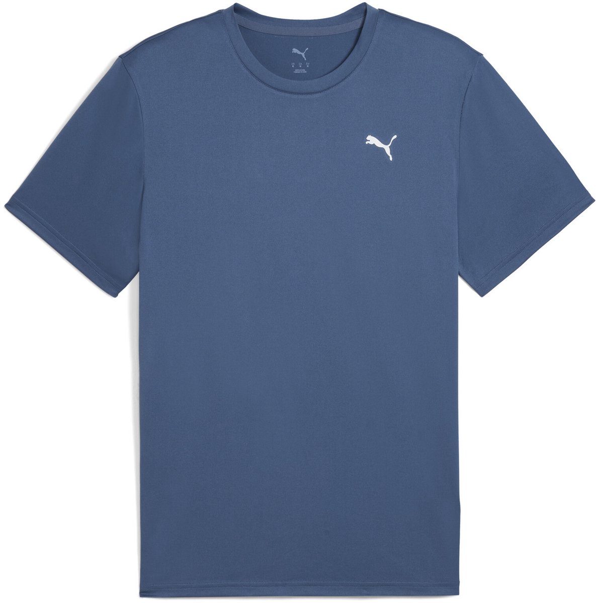 PUMA M TAD ESSENTIALS SOLID CAT TEE LC small cat Heren Sportshirt Dark Indigo
