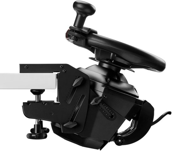 Thrustmaster T128-P SimTask Pack - voor PS5 PS4 en PC - Bundel T128-racestuur, T2PM-pedaalset en SimTask Steering Kit - dynamische Force Feedback - draaihoek tot 900° - inclusief 100% metalen bevestigingssysteem van Thrustmaster — afbeelding 3