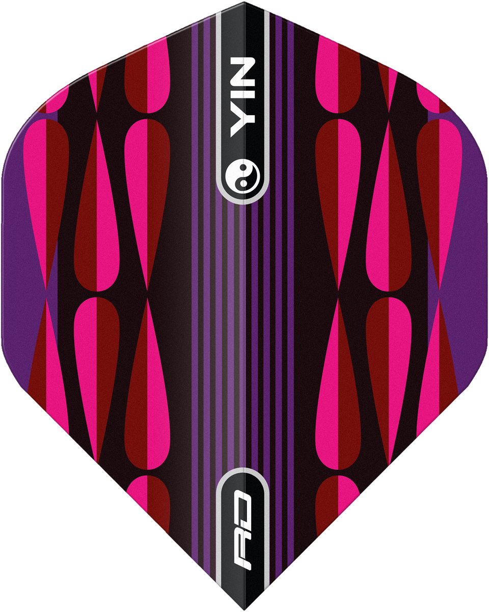 Red Dragon Yin Yang Pink Green - Dart Flights