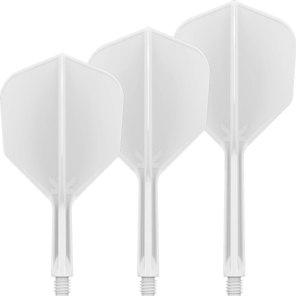 Target K-Flex White NO6 - Dart Flights - Short