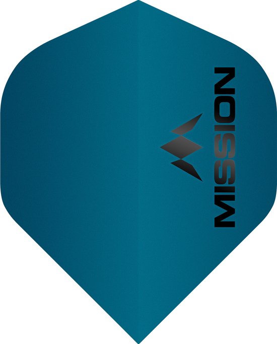 Mission Logo Std NO2 Matte Blue - Dart Flights