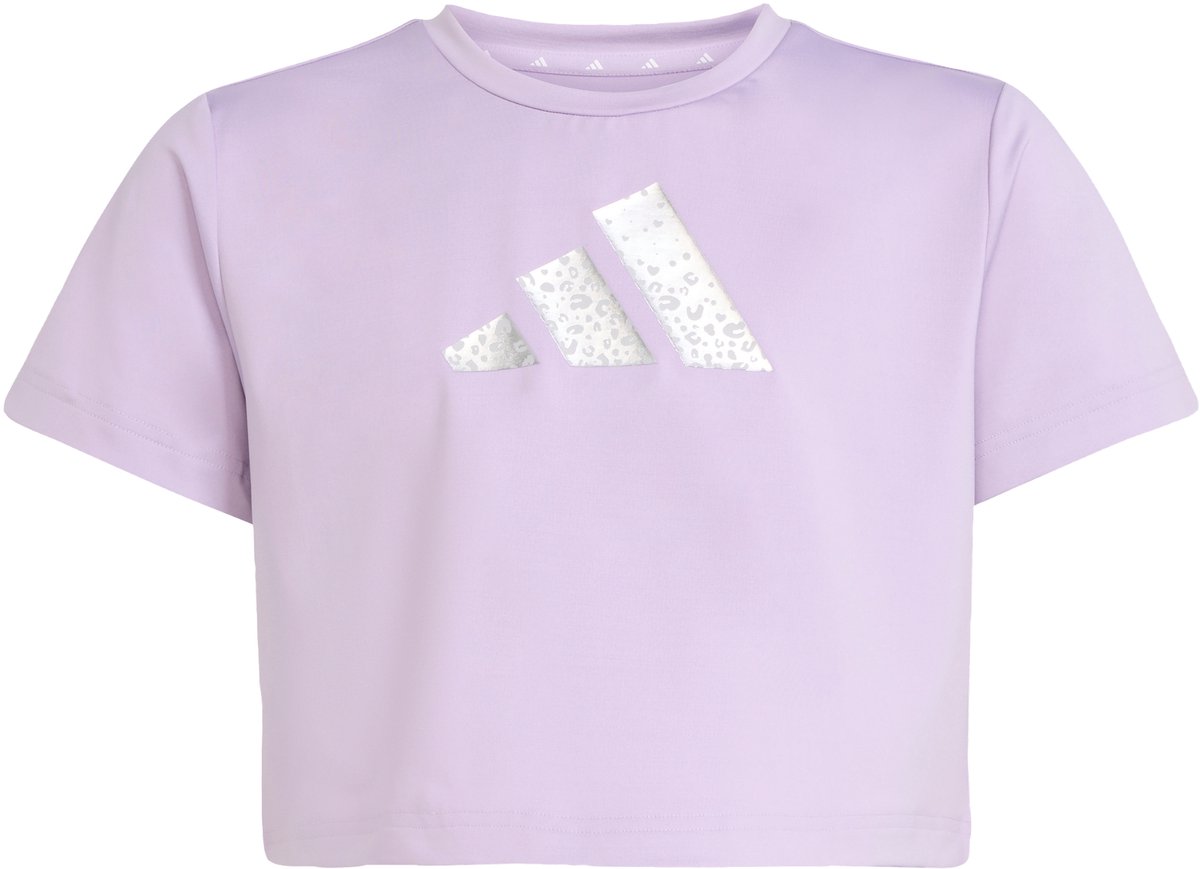 adidas Sportswear Training Essentials Glam Print T-shirt Kinderen Zwart