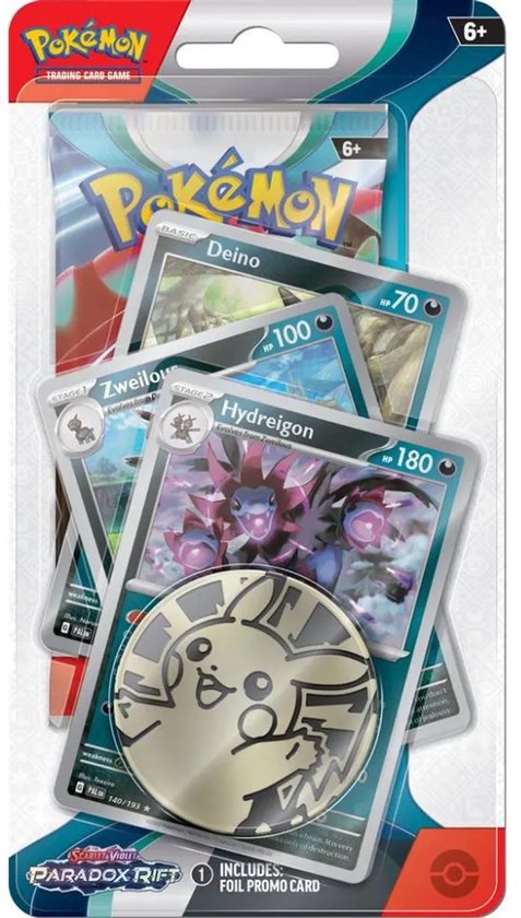 Pokémon Scarlet & Violet Paradox Rift Premium Checklane - Hydreigon - Pokémon Kaarten