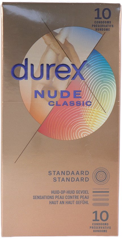 Durex - Condooms Nude Huid-Op-Huid Gevoel 10st - Ultra Dun