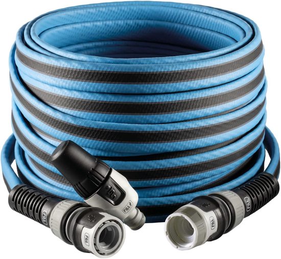 FITT IKON 10 m, tuinwaterslang voor besproeiing, verlengbaar, compact, lichtgewicht en gebruiksklaar, met multi-jet spuitpistool, Kalk FITT IKON 10 m, tuinwaterslang voor besproeiing, verlengbaar, compact, lichtgewicht en gebruiksklaar, met multi-jet spuitpistool, Kalk